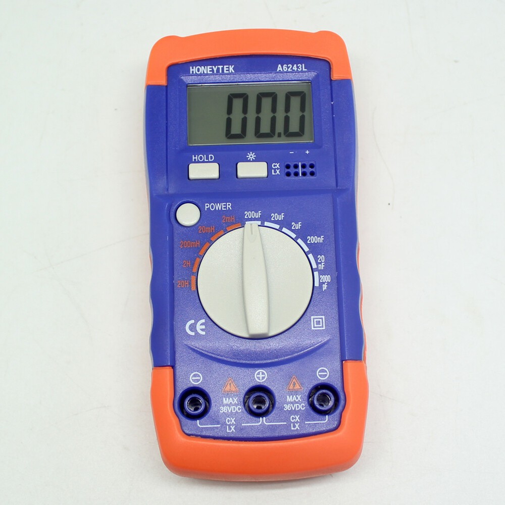 A6243L Digital LCD Capacitance Inductance LCR Meter Tester Multimeter