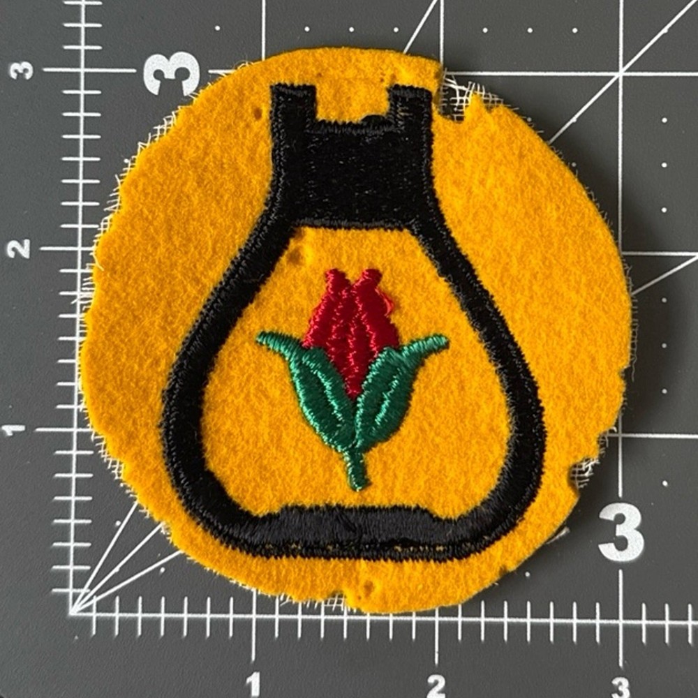 WW2 24th Cavalry Division Circular Felt Patch - #1147
