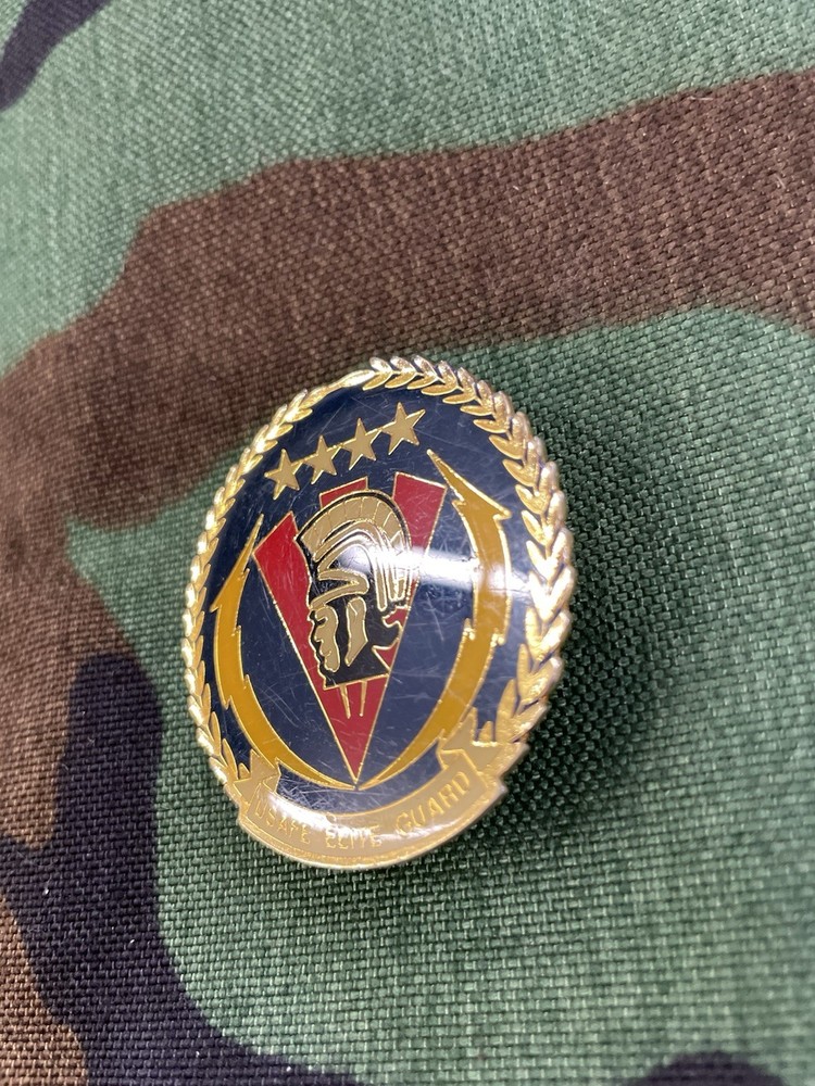 USAFE Special Security Air Force Pin Medal Medium USAF Military