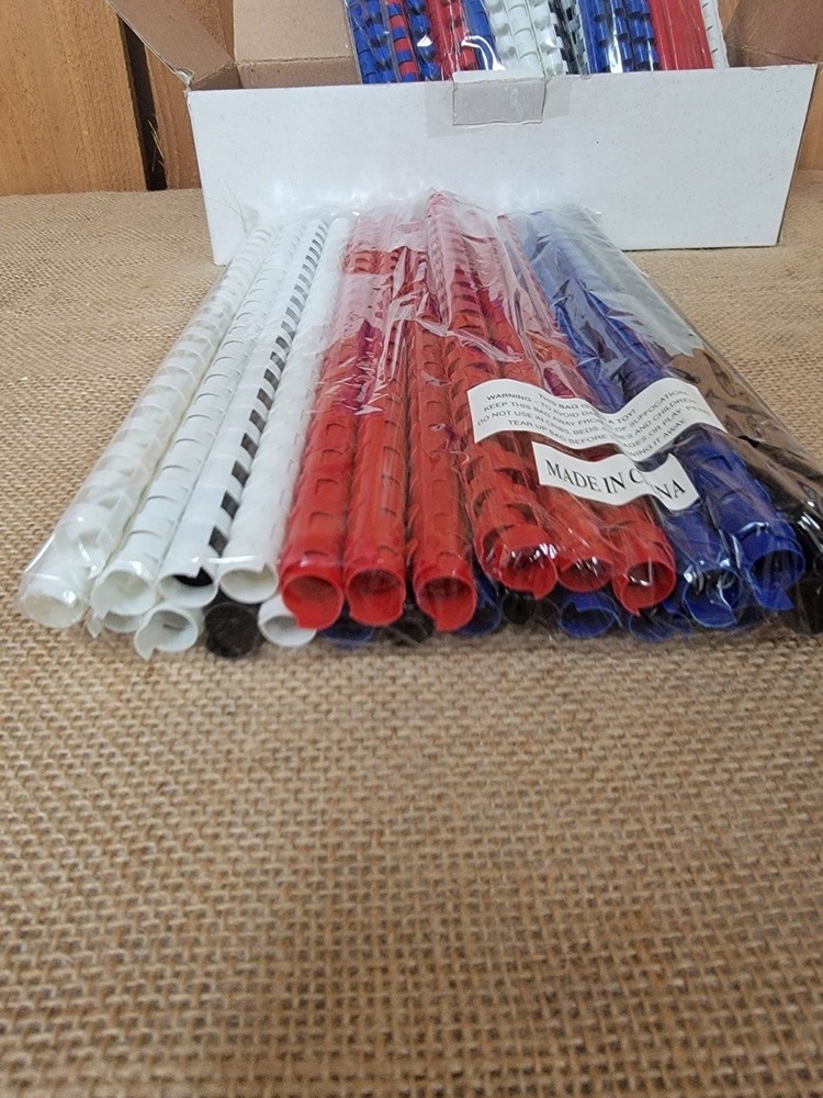 Presentation Binding Kit Hole Punch 85+ Binding Spines Multicolor 1/4" To 1/2"