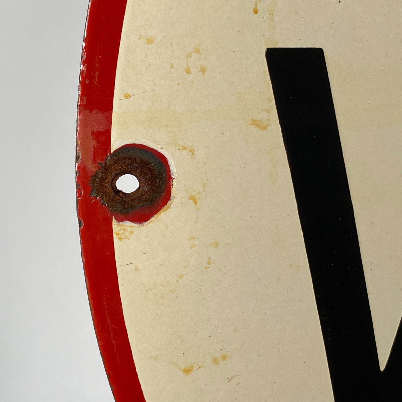 Veedol Enamel Sign - Ø 50cm (19.7") - Nice Motor Oil Collector Advertising Decor