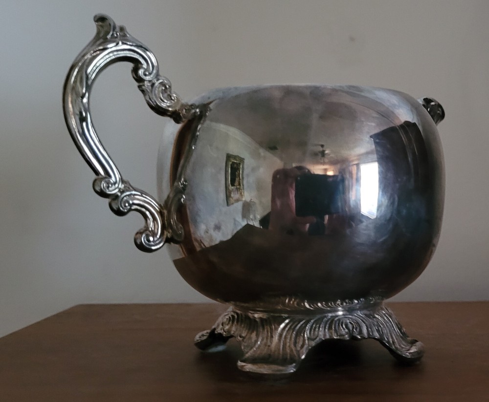 F. B. Rogers Silverplated Footed Creamer