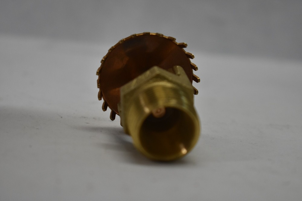Upright V3403 Standard Sprinkler Head Replacement Plain Brass 3/4" Commercial