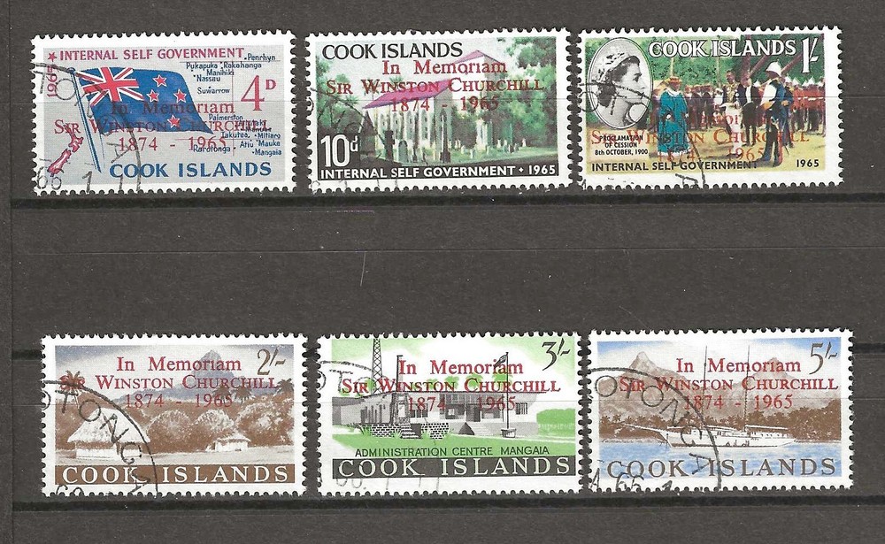 COOK ISLANDS 1966 179/184 USED