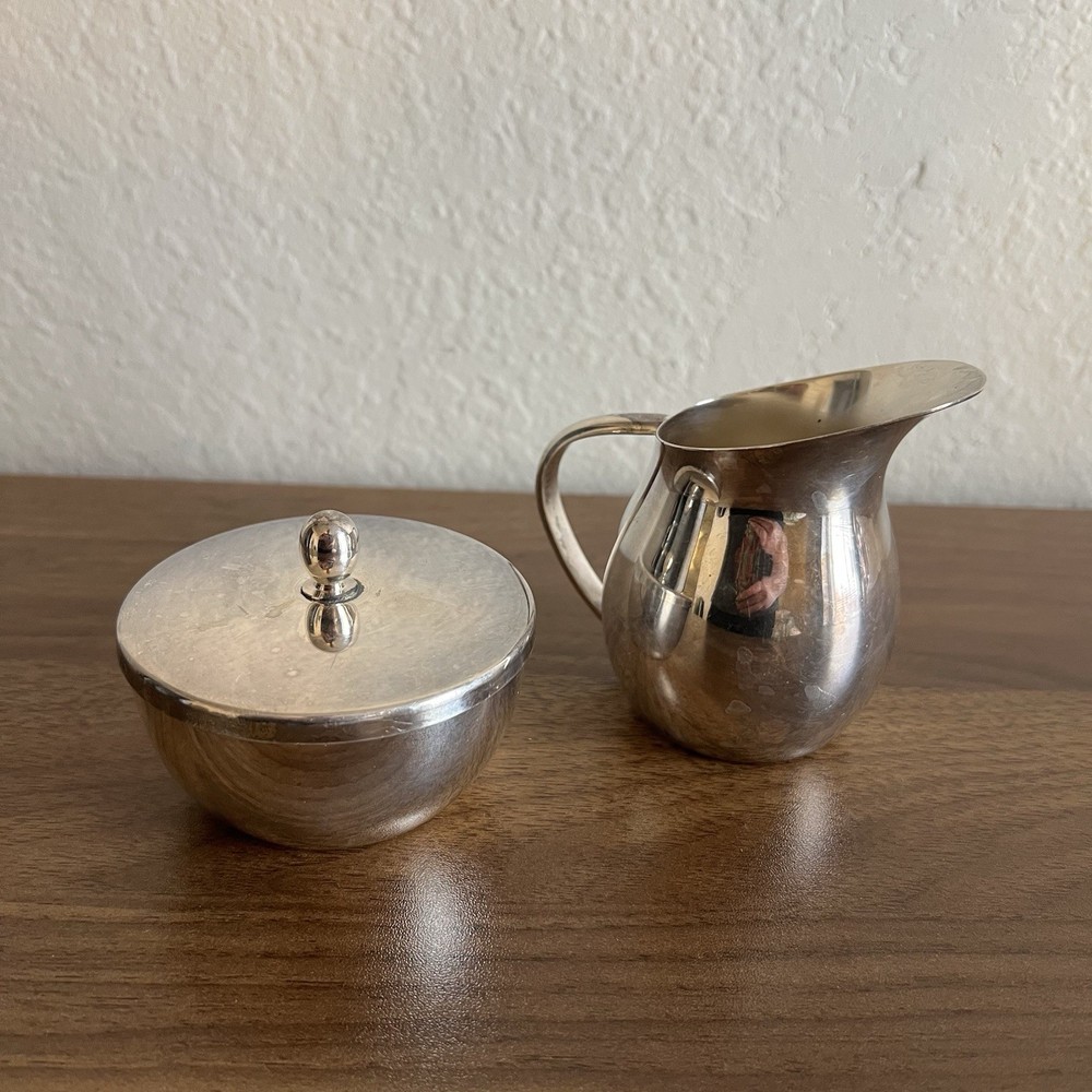 F.B. Rogers Silver Plate Milk And Sugar Set
