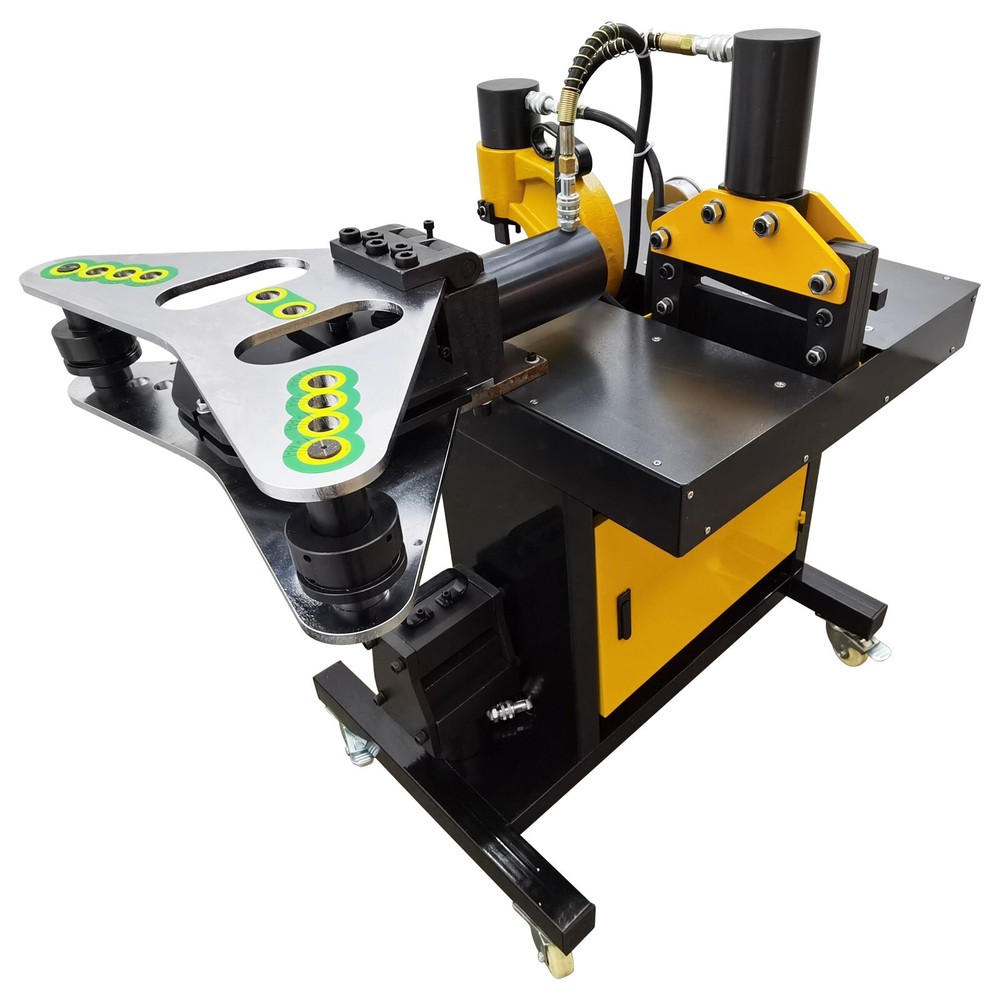 5in1 Multifunctional Busbar Processor 110V 750W Bus Processing Machine 55ton Knu