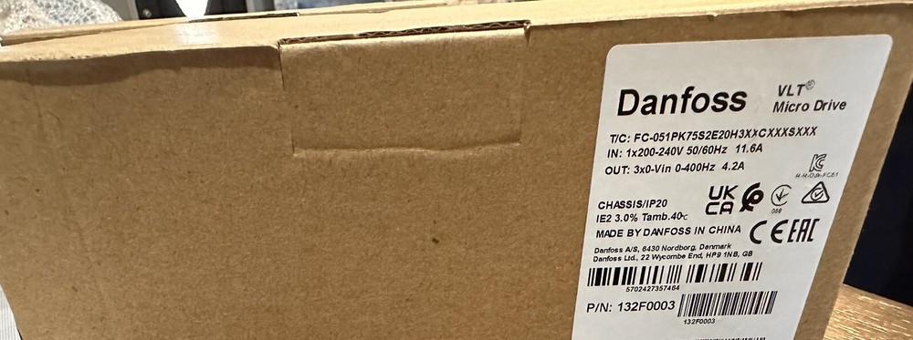 NEW Danfoss 132F0003 VLT Micro Drive