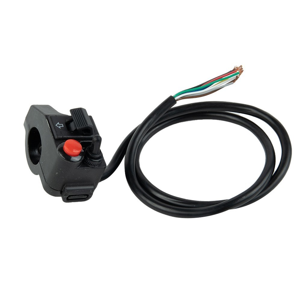 Motorcycle Switches Handlebar Switch Headlight Button 12V ABS Aluminum