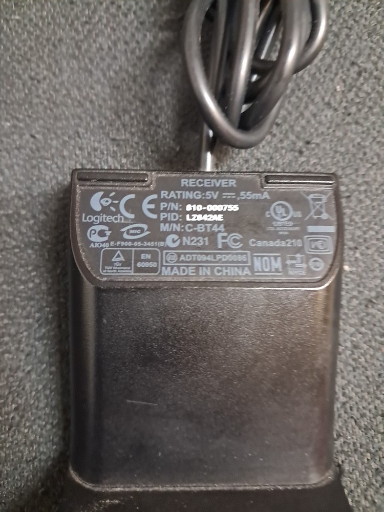 Logitech Wireless USB Computer Keyboard & Mouse Receiver - C-BT44 810-000755