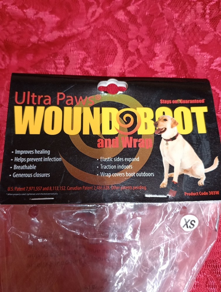 Ultra Paws Wound Boot And Wrap Size XS