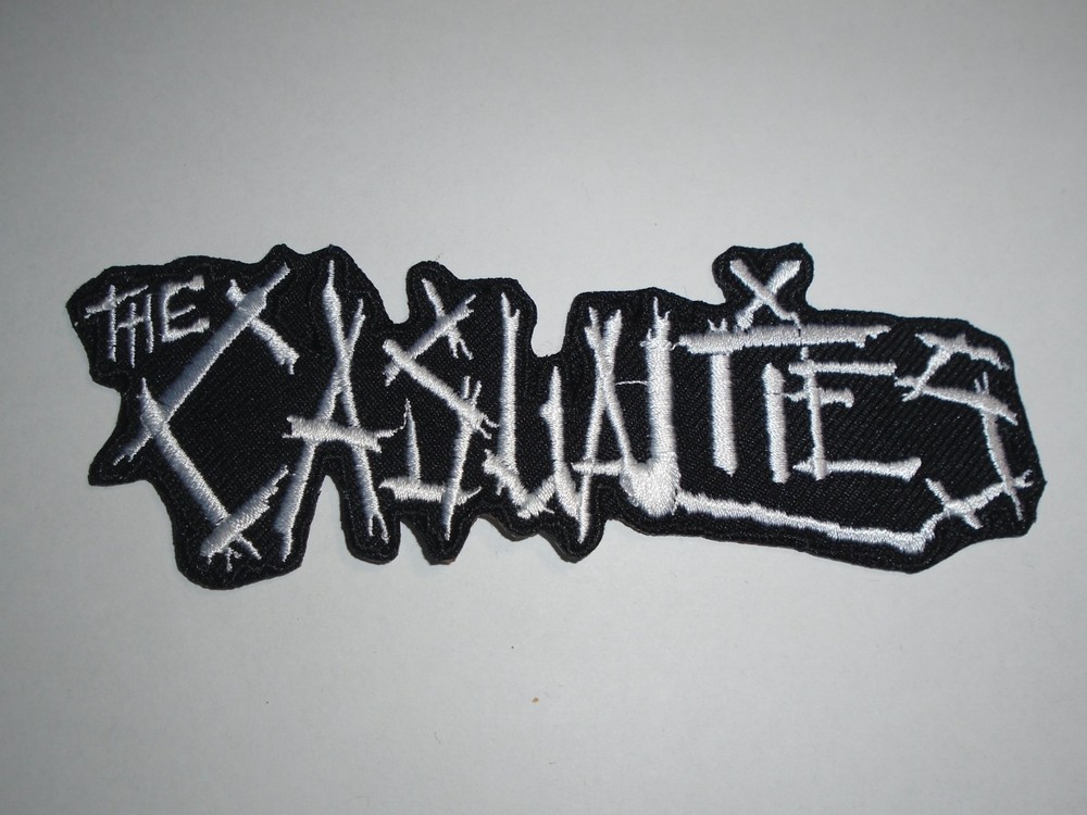 THE CASUALTIES IRON ON EMBROIDERED PATCH