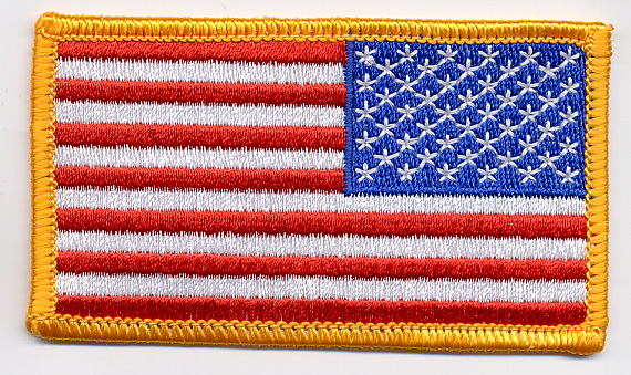 Reverse Flag - BC Patch Cat No. m6087
