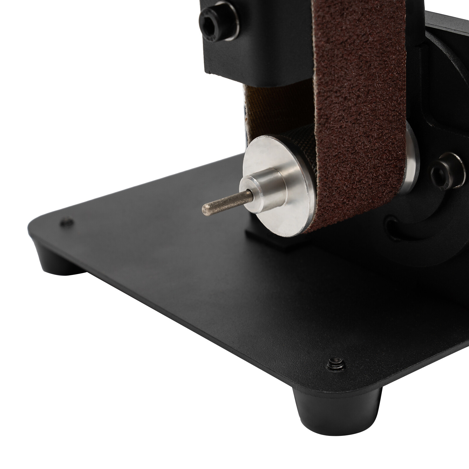 Belt Sander Bench Grinder Knife Sharpener Tool w/10 Belts Table Polishing Sander