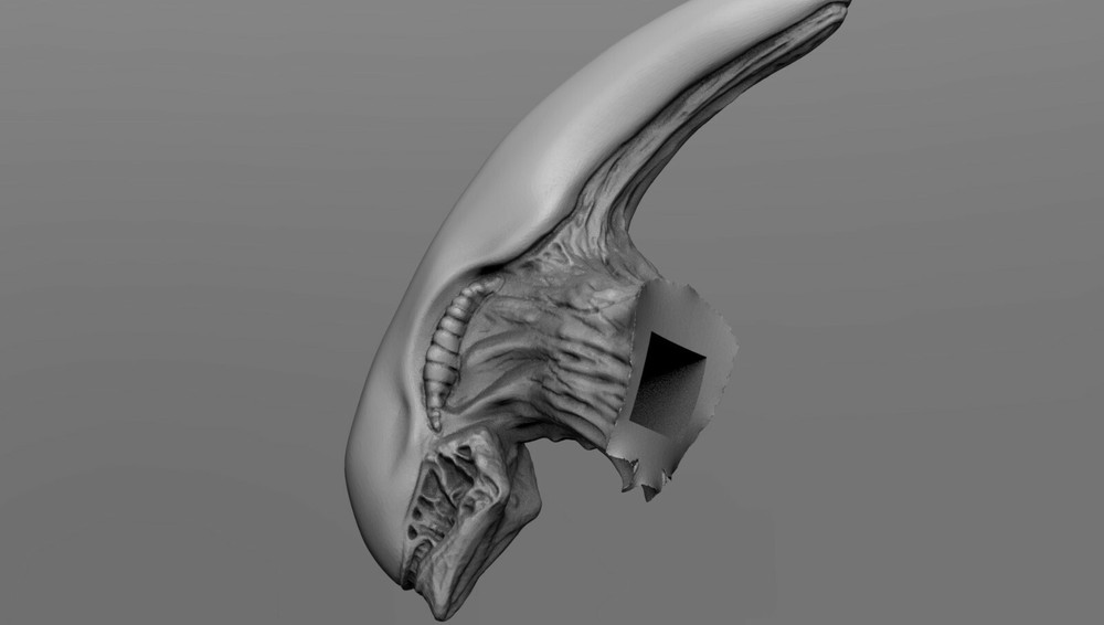 ALIEN XENOMORPH SMOKING JOINT TABACO CIGAR 3D PRINT