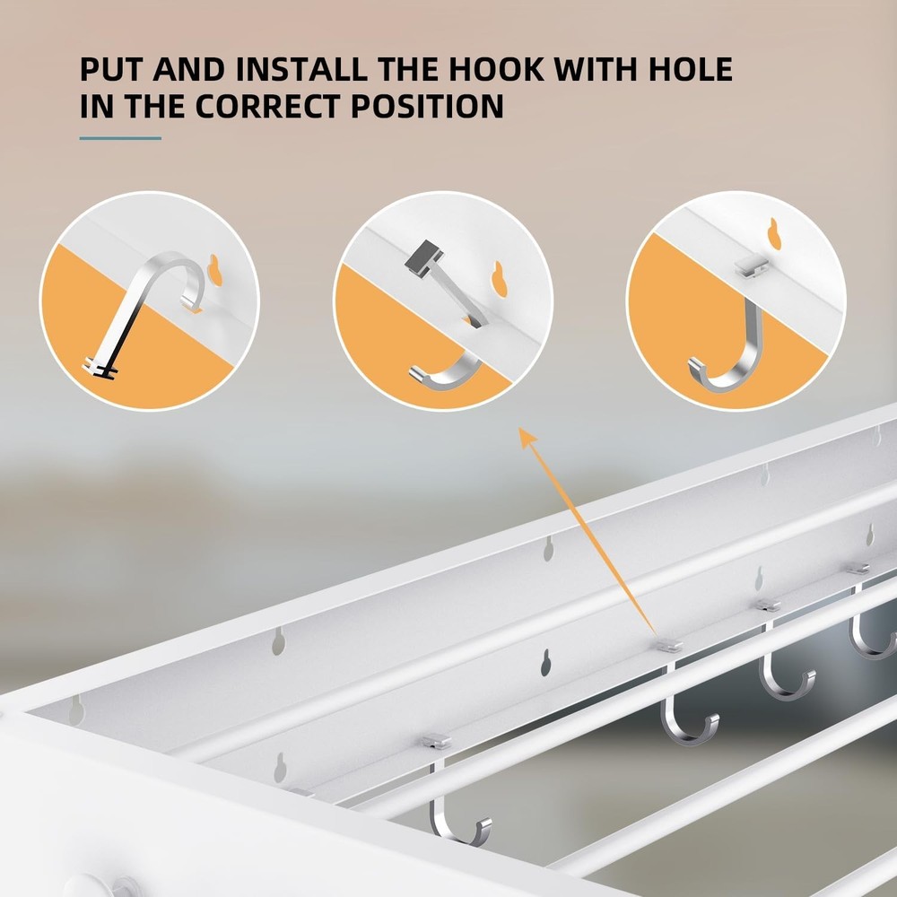 Foldable Wall Mounted Drying Rack - Foldable Drying Racks