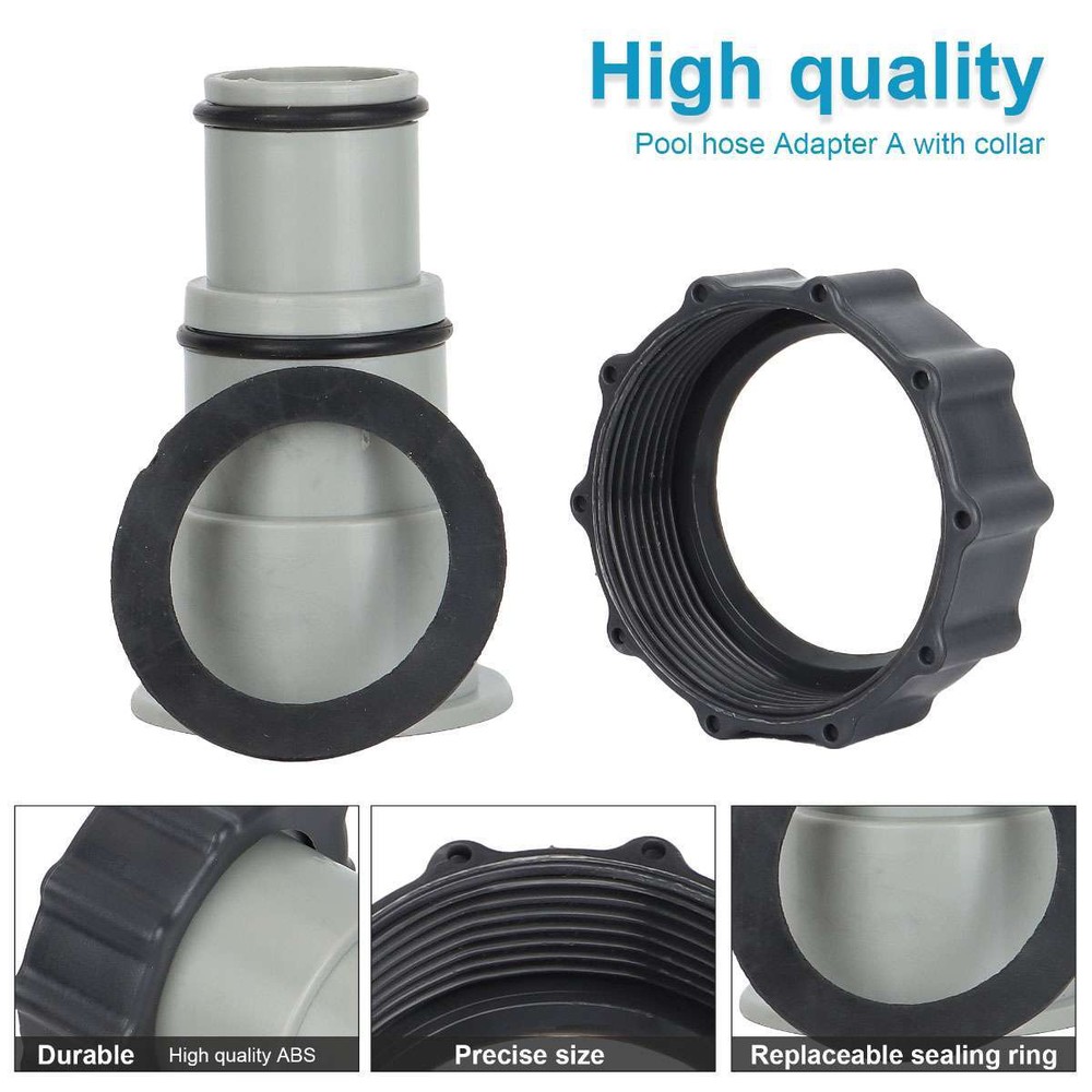 2pc Intex Hose Adapter Pool Filter Pump Parts Conversion Fitting Kit Replacement