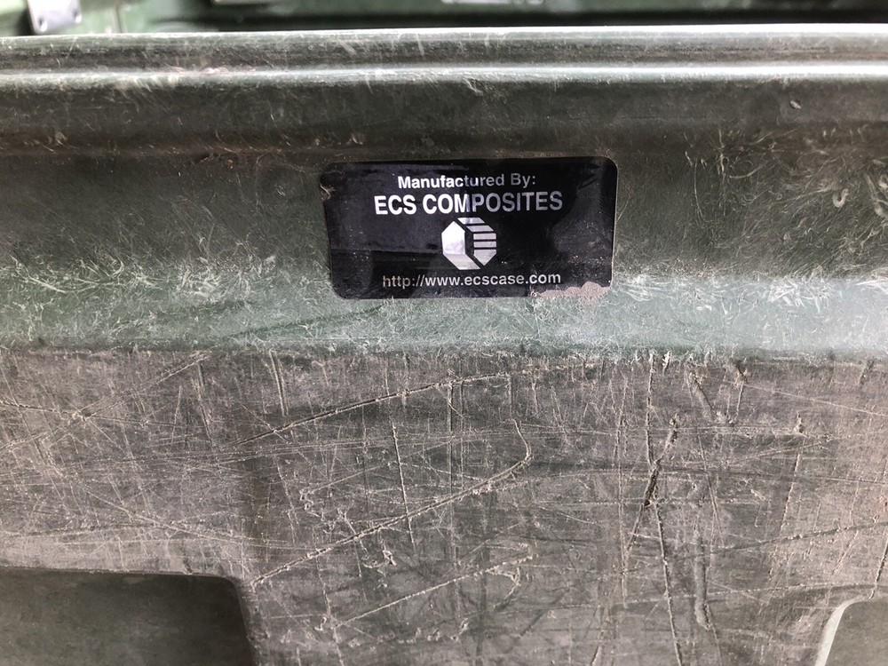 Hardigg Style Rack Mount Case General Dynamics Military Electronics Crate 38.5"