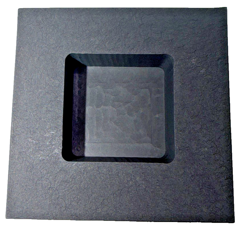 Graphite Ingot Mold For Casting 2 oz Gold Square