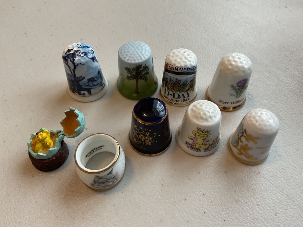 selection of thimbles