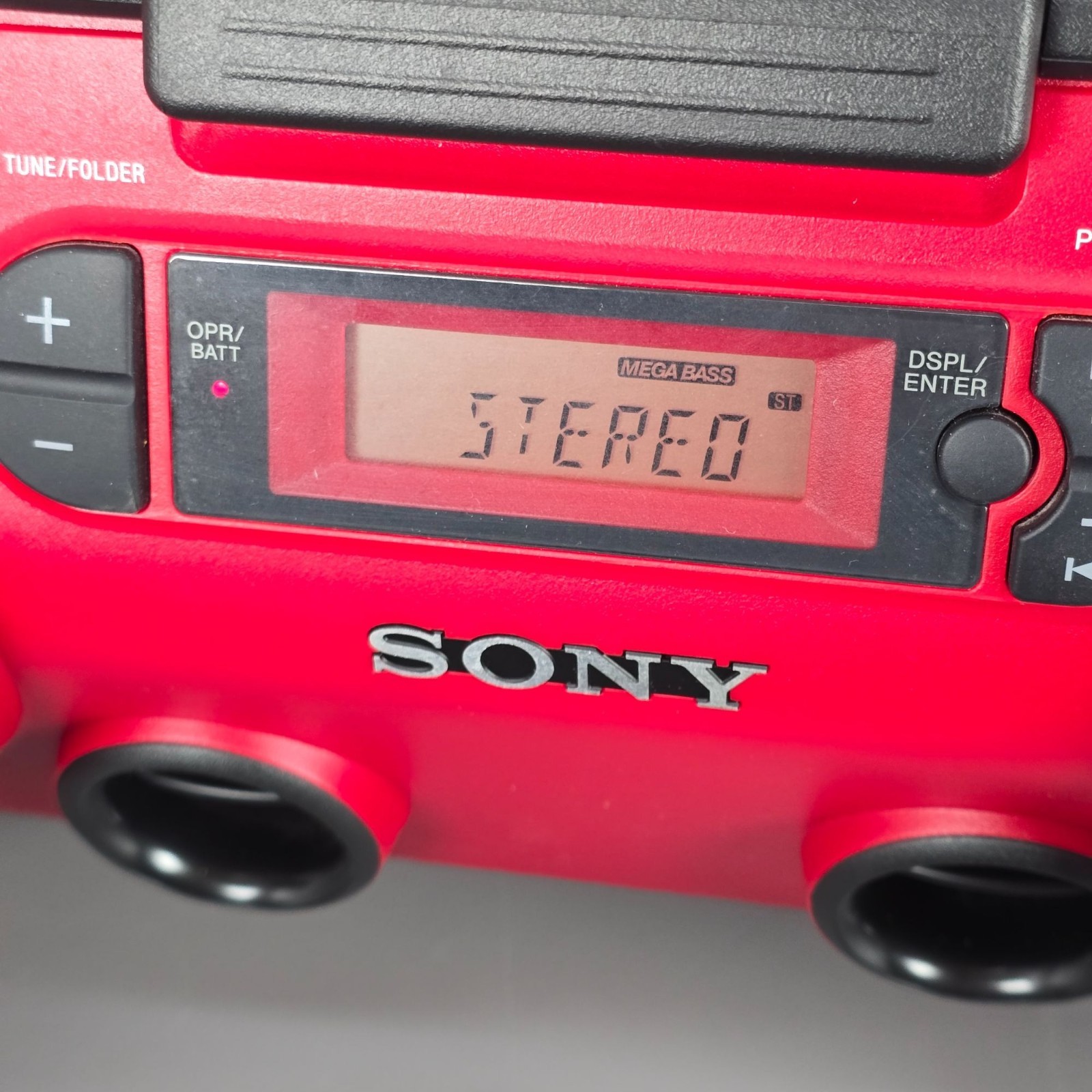 Sony ZS-H10CP Radio Boombox AM/FM/CD Portable Heavy Duty Water-Resistant