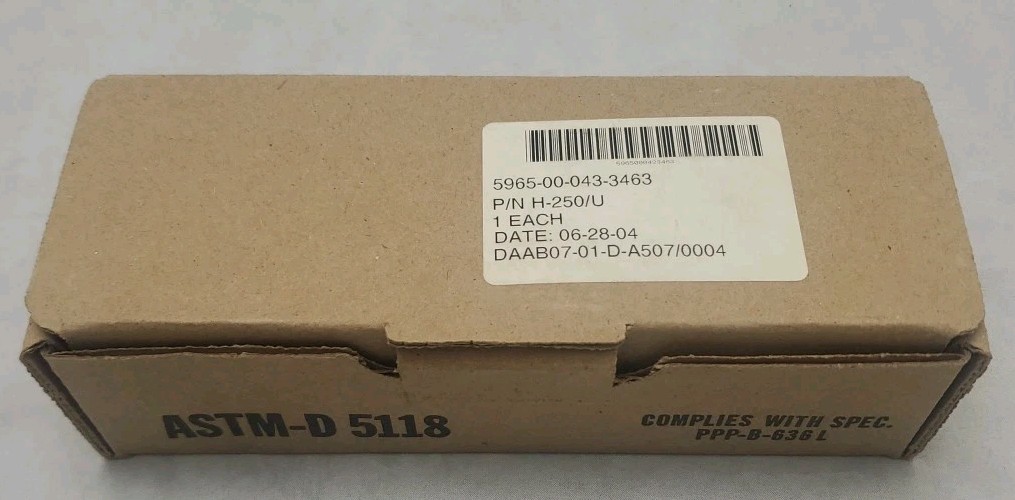 Military H-250 A/U Radio VRC PRC Field Radio Handset ~New