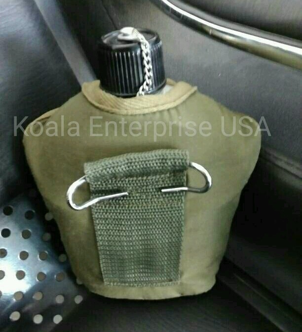 Military Aluminum 1 qt. Water Canteen Cup GI Style army mess kit Water Cook