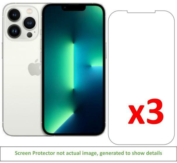 3x iPhone 13/iPhone 13 Pro Screen Protector w/ cloth