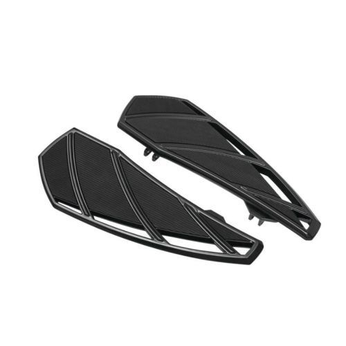 Kuryakyn by Kellermann 5757 Phantom Passenger Boards - Black For Harley-Davidson