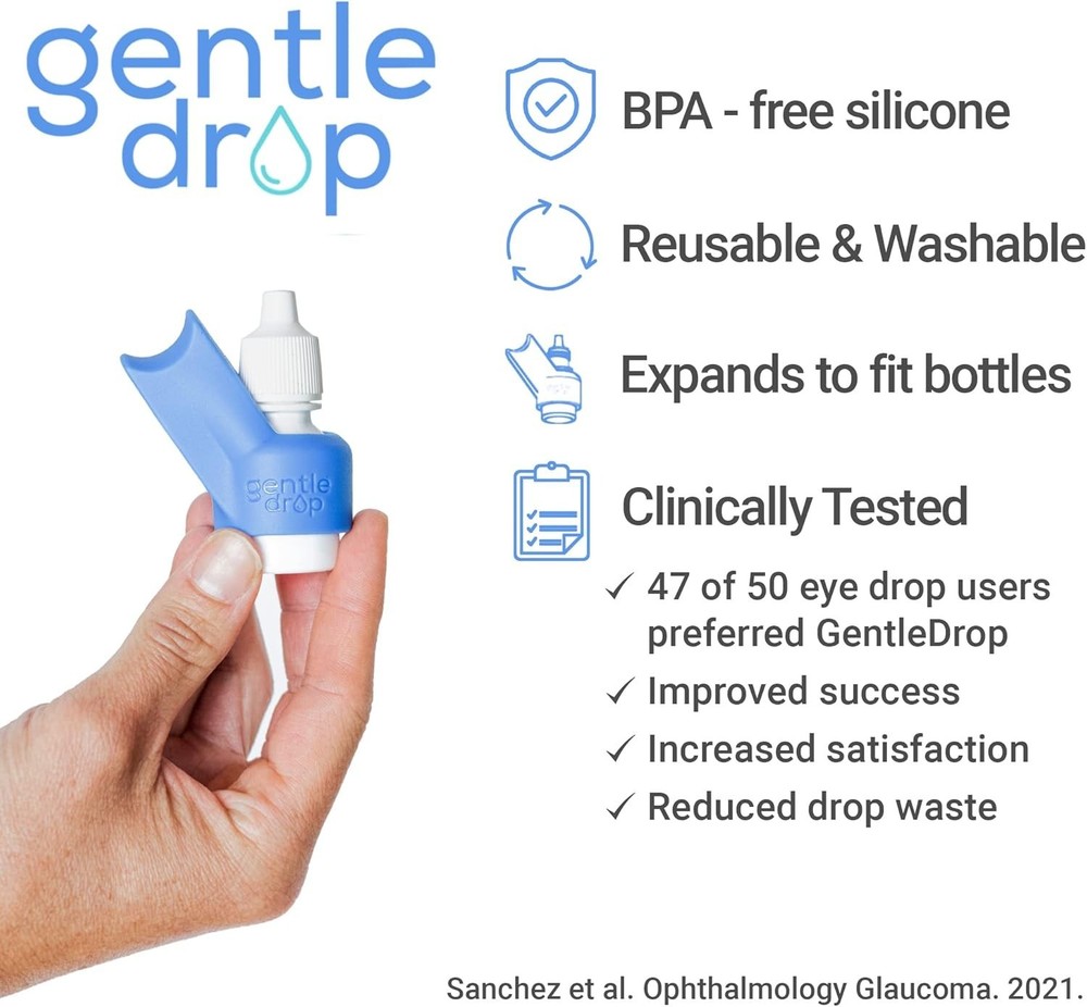Eye Drop Guide Aid Silicone Dispenser Assist Elderly Accurate Drop Helper