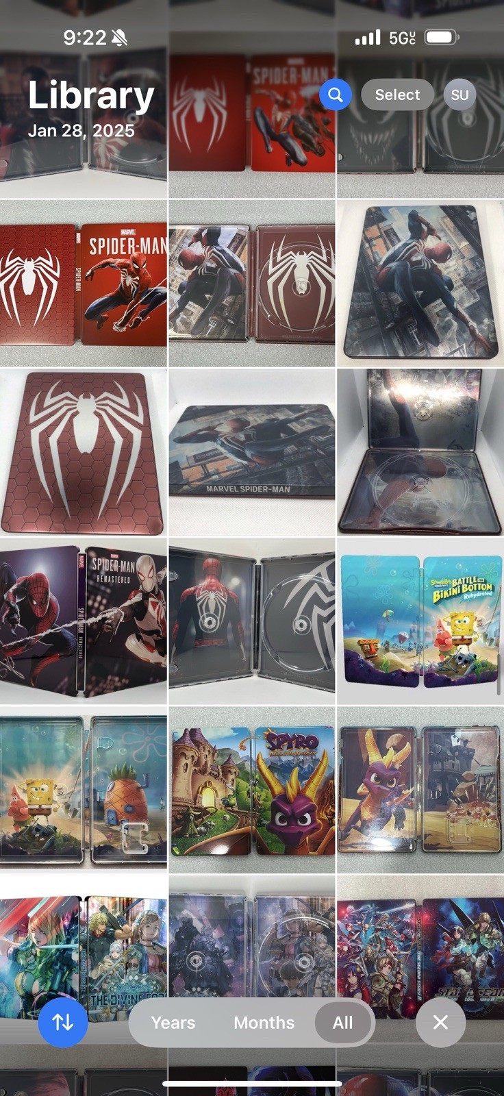 Bundle Of 5 Custom Made Steelbook Cases ( Pick any Of 5 Items) PS4/PS5/Xbox/NS