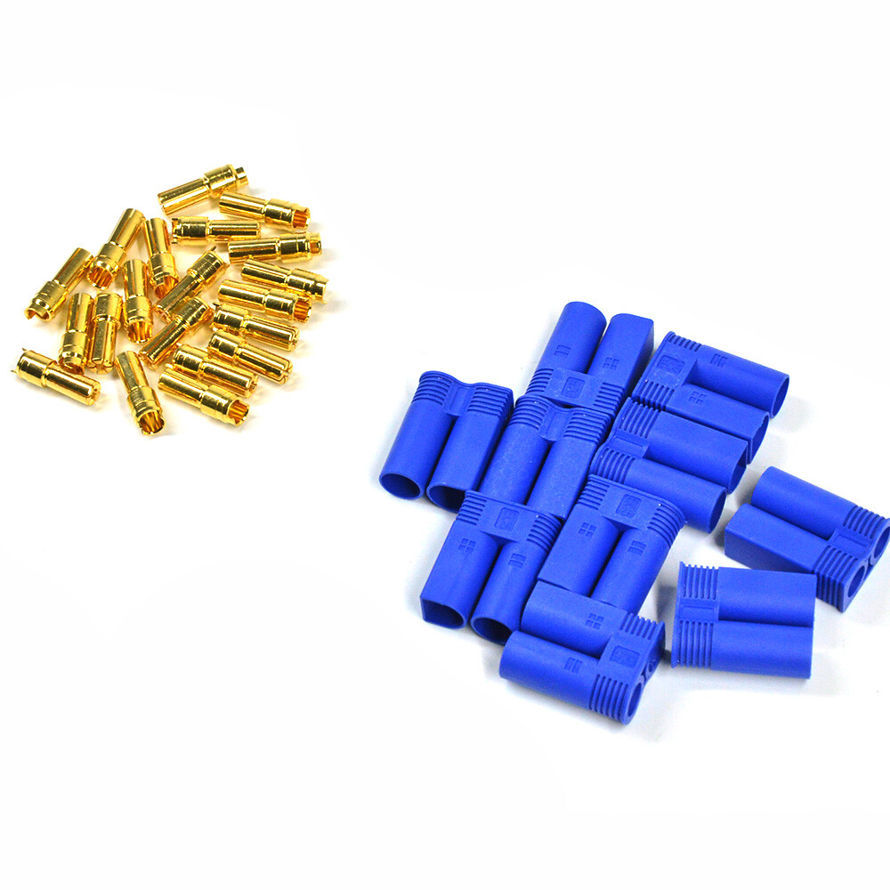20 Pairs For EC5 Device Connector Plug For RC Car Plane Helicopter Battery Lipo