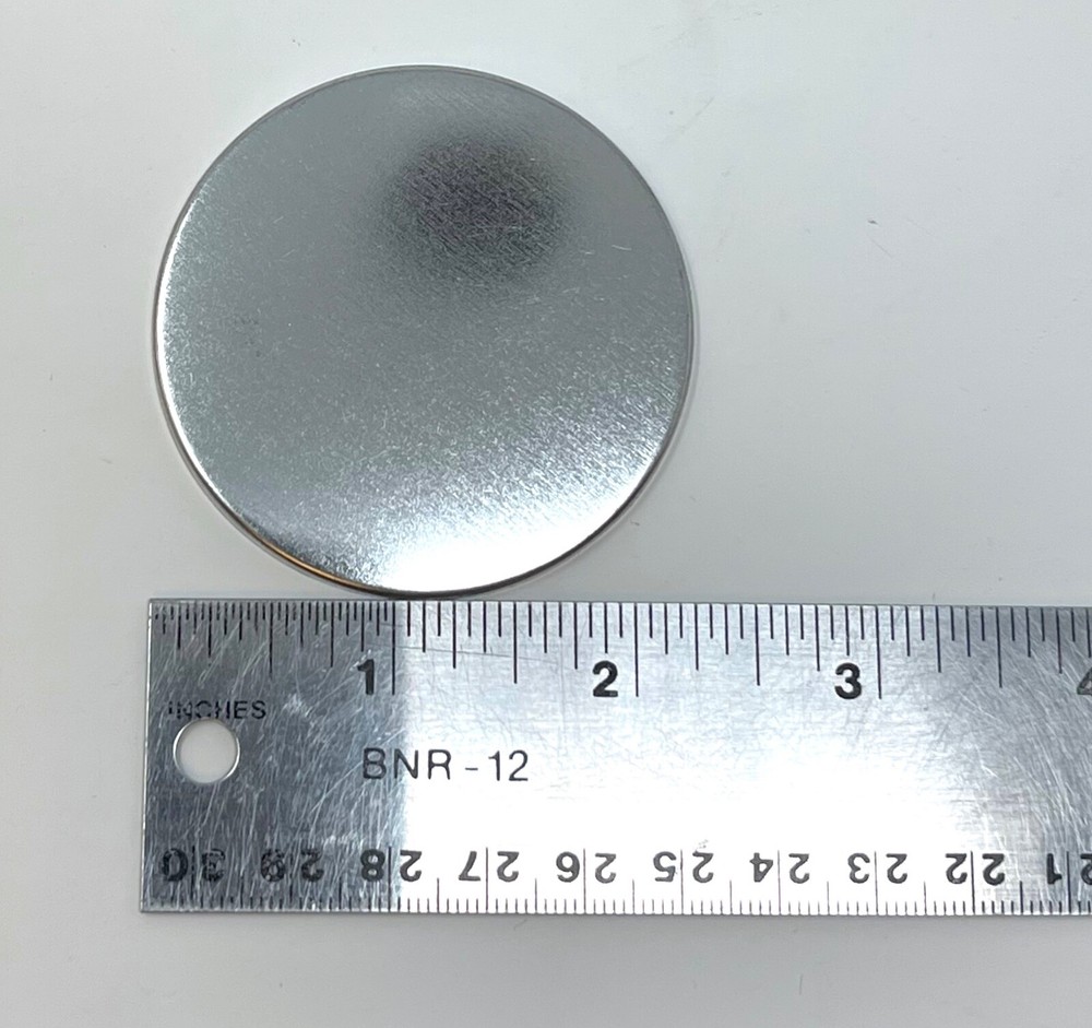 174 total, 2.25" Round Silver Shell Button Parts ONLY, New
