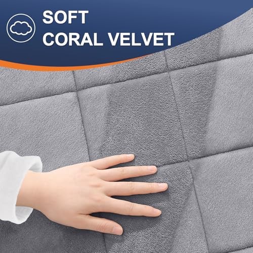 Memory Foam Bath Mat 30x20, Ultra Geometric 30" x 20" Rectangular Medium Grey