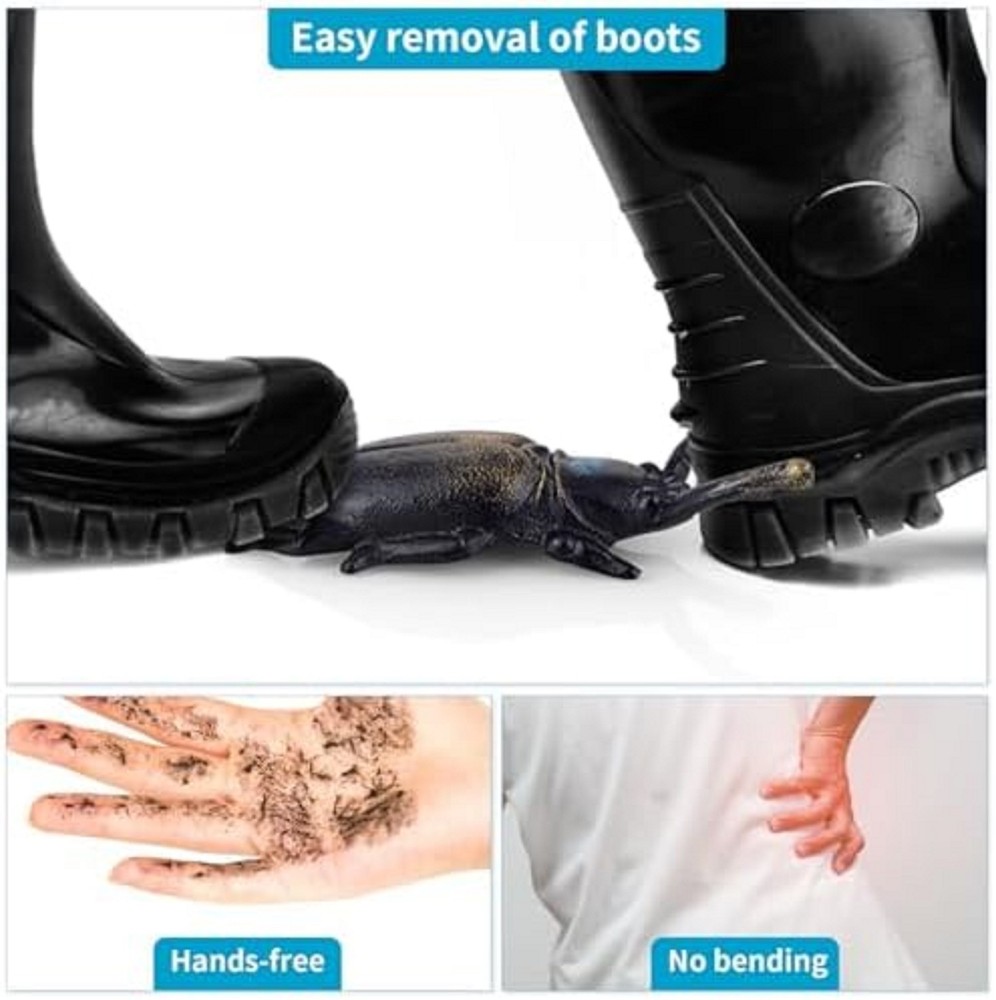 Cast Iron Boot Jack, Beetle Boot Puller, Shoe Remover for Work Boots