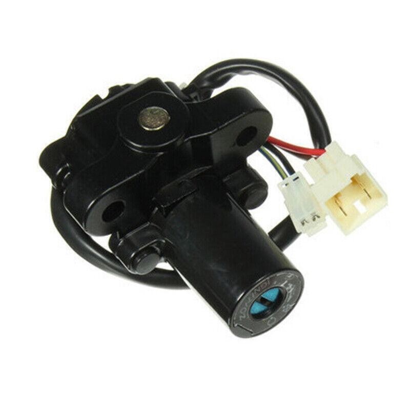 Set Universal Modified Motorcycle Fuel Gas Cap Ignition Switch Seat Lock Key Kit