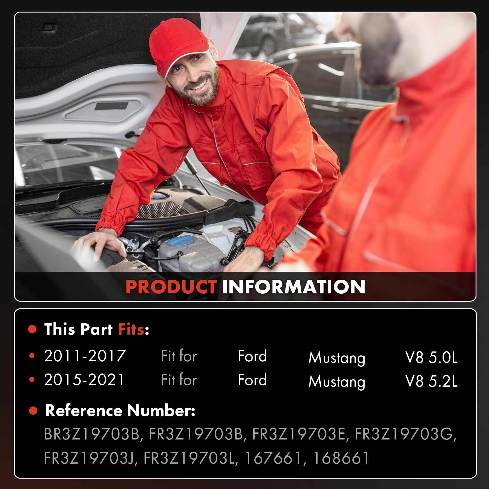 A/C Compressor w/ Clutch & Pulley for Ford Mustang 2011-2022 5.0L 5.2L DKS17DS