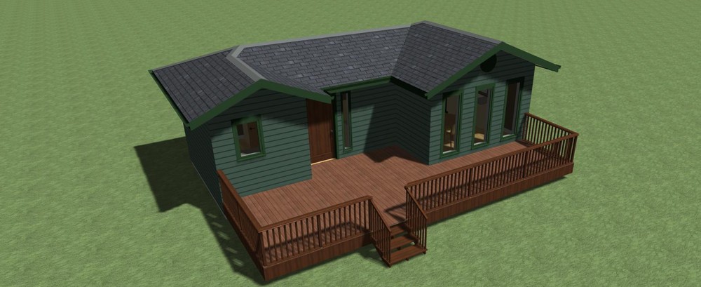 Tiny House Plan Model 400 with Energy-Saving Checklist