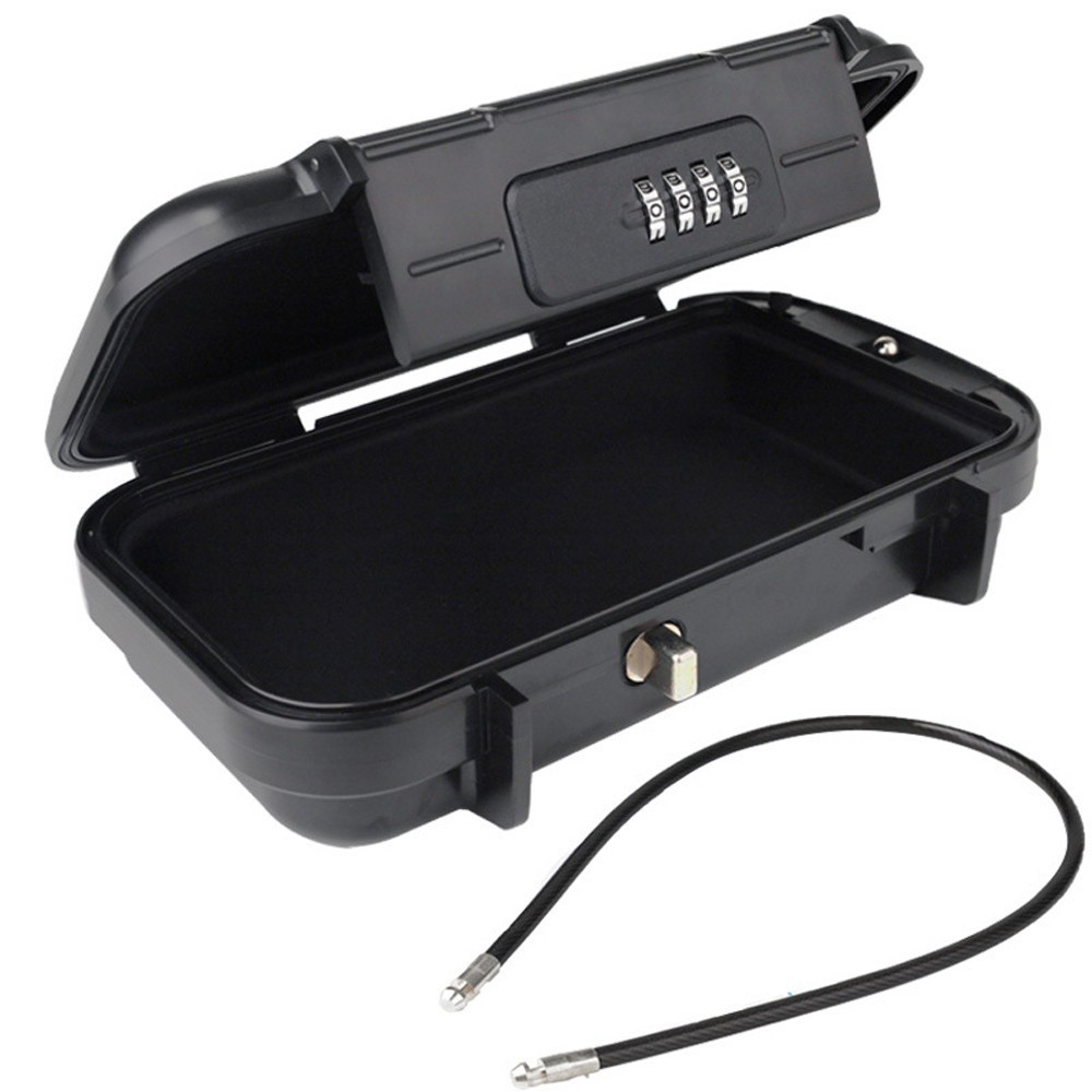 Safe Box Combination Security Case Travel Lockbox with Code Waterproof Portable