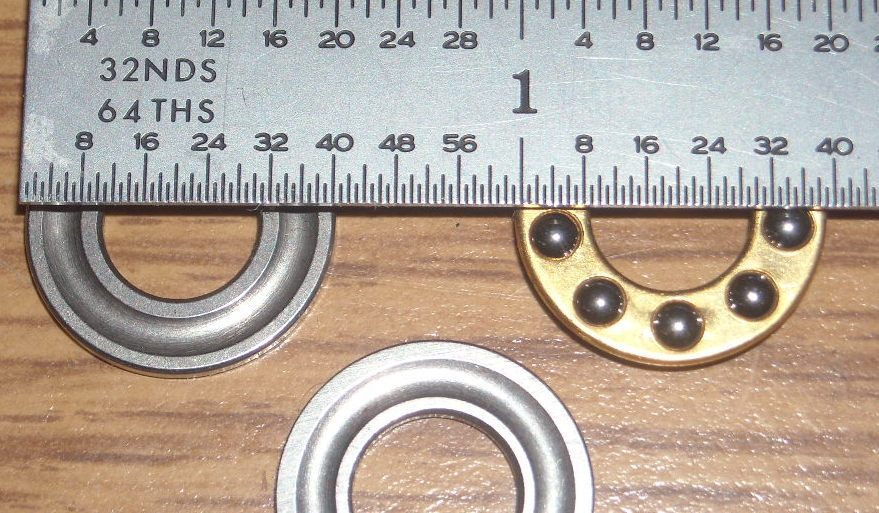 Qty Two (2) - Thrust Bearing Assemblies for Machine Jaw Clamps