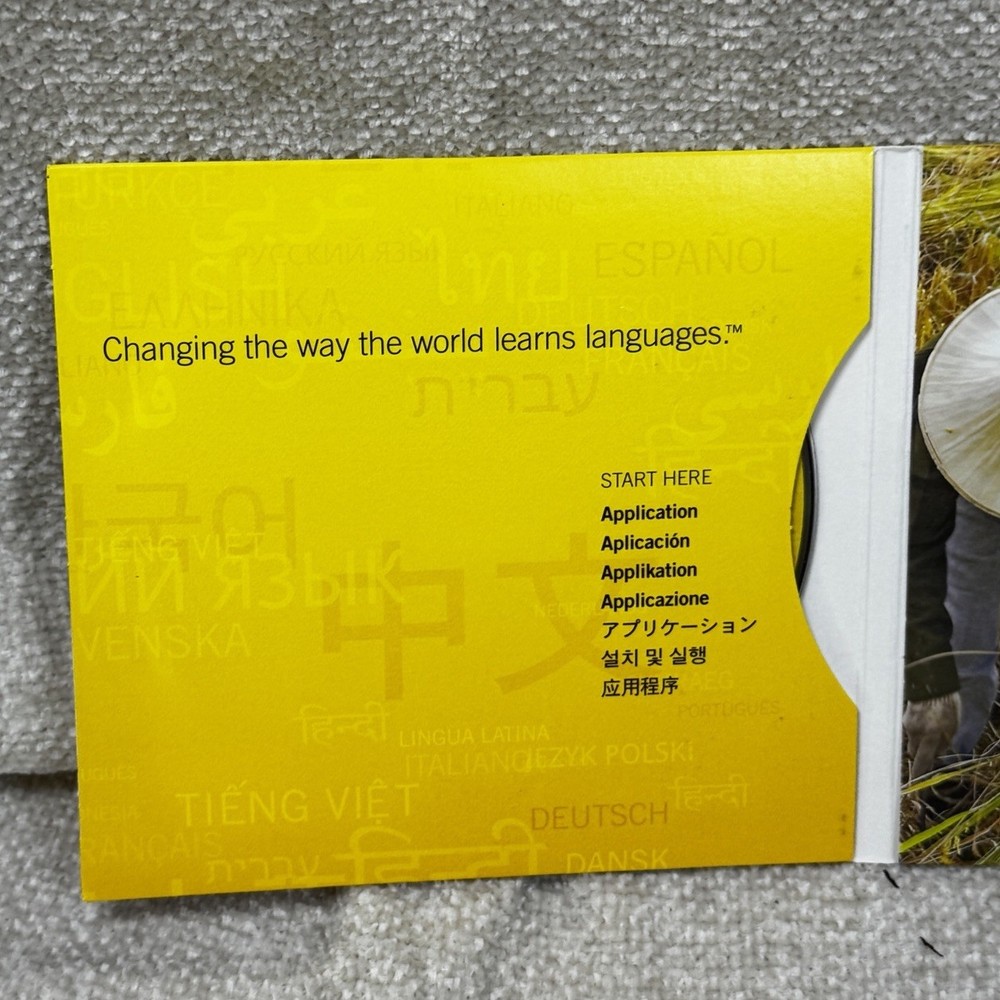 Rosetta Stone Hindi Levels 1 2 3 Language Learning Software Set Headset MP3 Box
