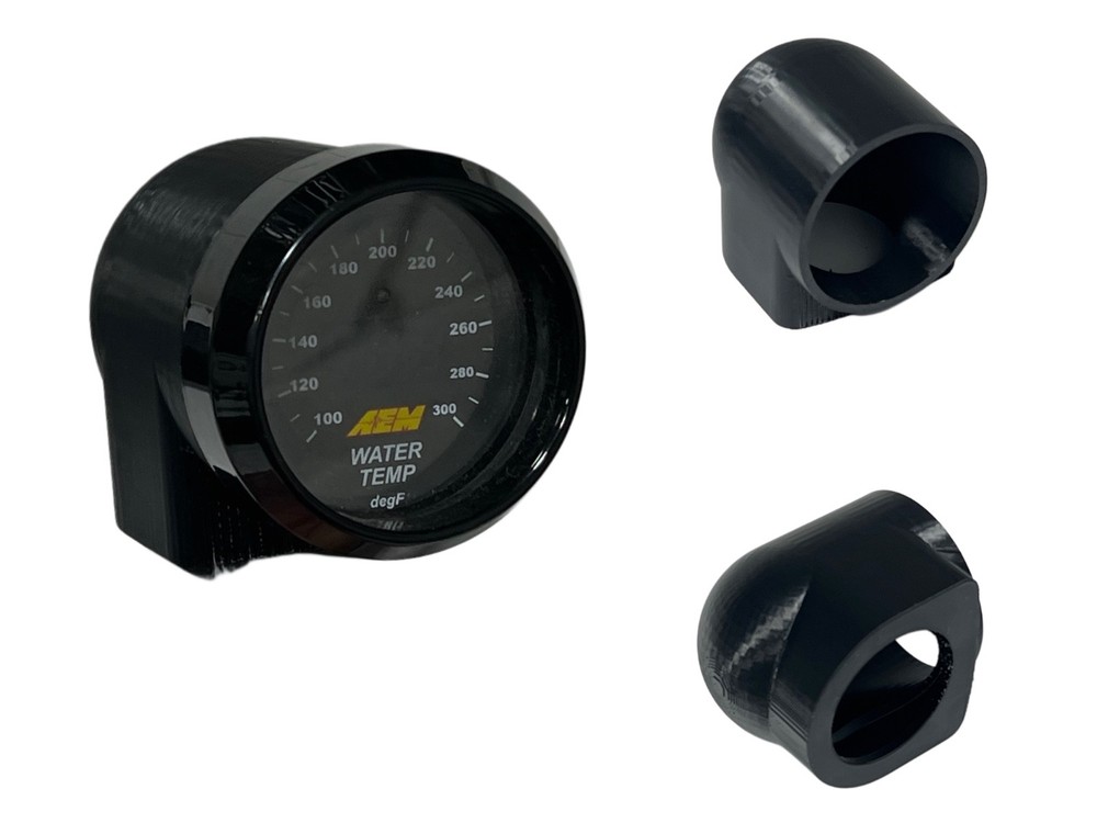 52mm Universal Single Black Gauge Pod Mount Holder