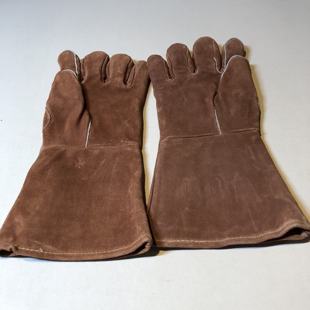 Leather Welding Gloves Brown RZK