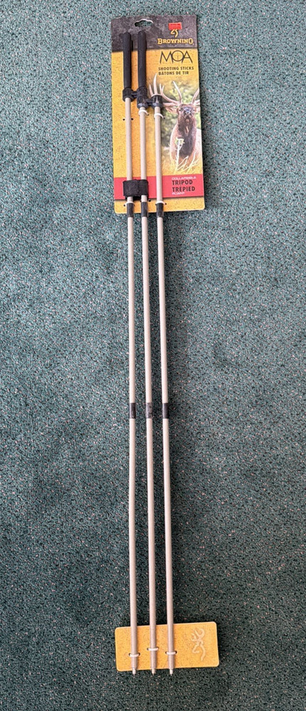 Browning MOA Shooting Sticks Collapsible Tripod mod 129364