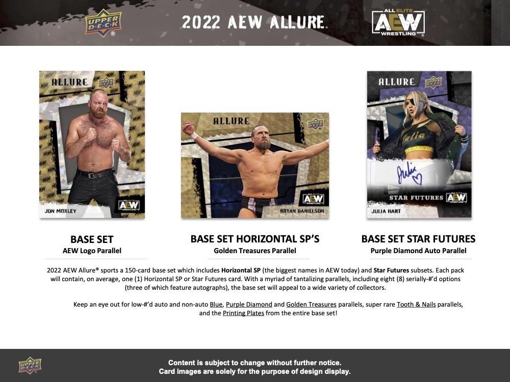 2022 Upper Deck AEW Wrestling Allure Hobby Box