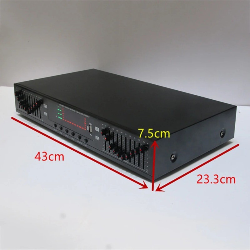 Plug in A USB Flash Drive with Built-in Bluetooth Home EQ Equalizer