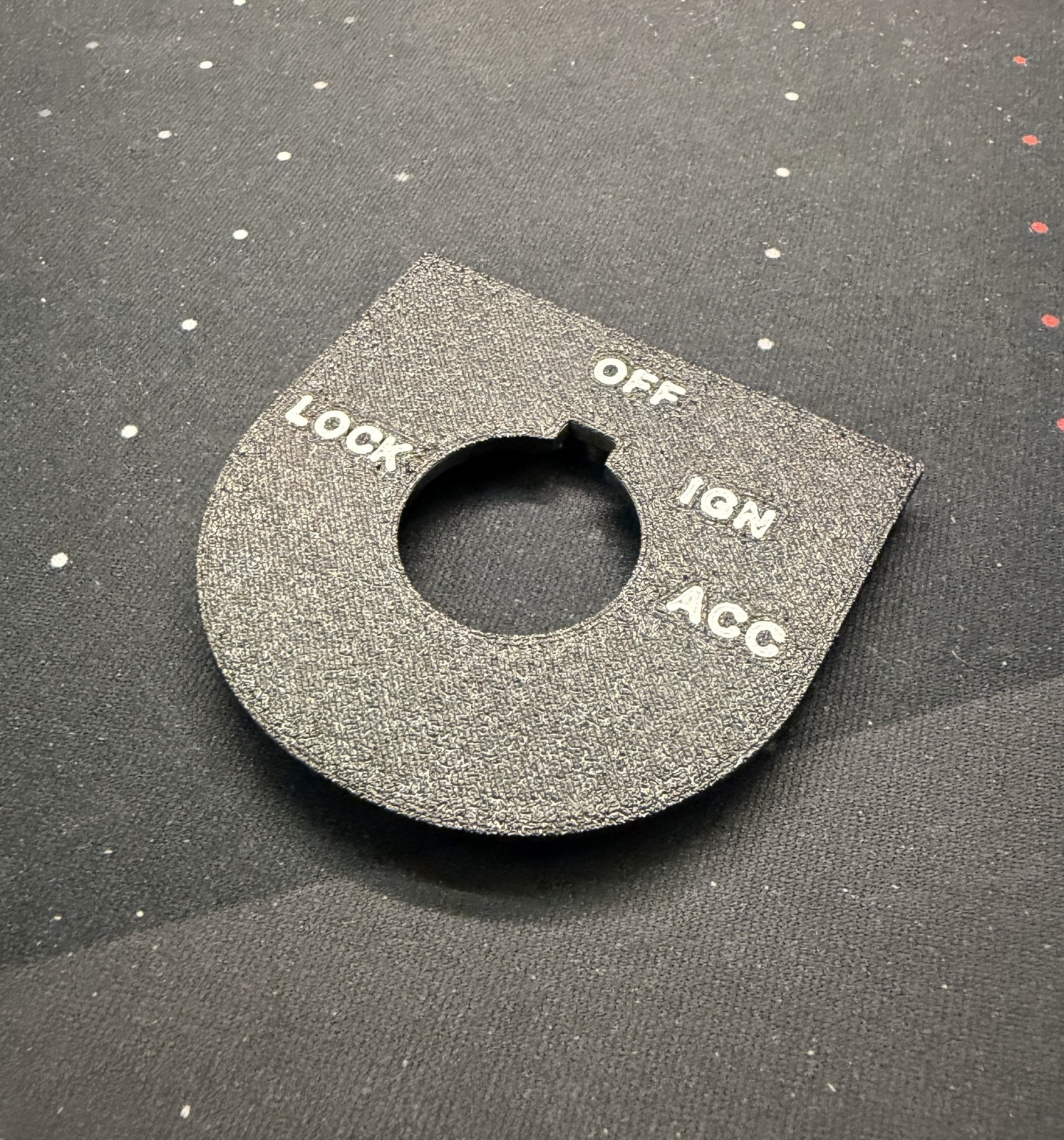 Harley Replacement Ignition Switch Plate -OEM # 71436-98 & 71662-03A