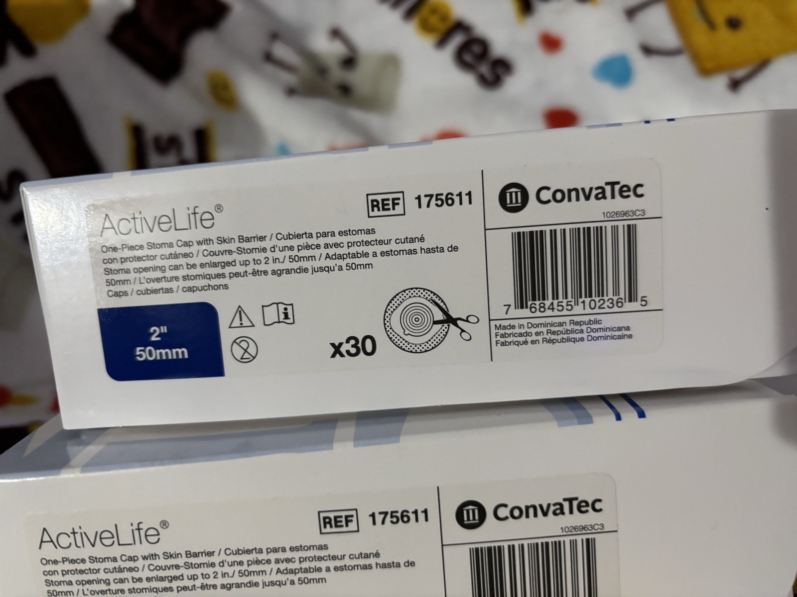 BRAND NEW CONVATEC ACTIVE LIFE 1 PIECE STOMA CAP 30CT!W,SKIN BARRIER REF #175611