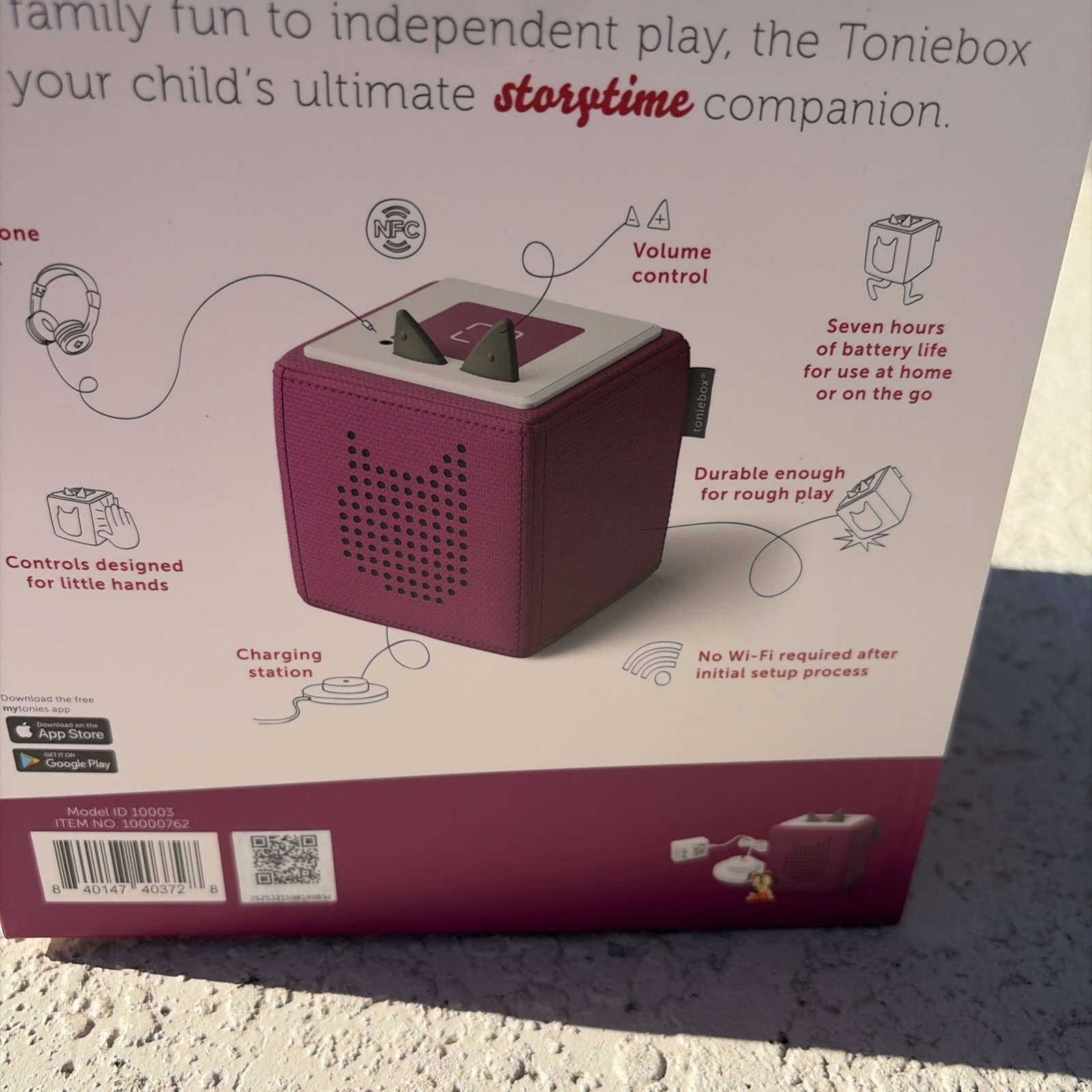 Tonibox Box Carry Case And 8 Characters new in sealed box
