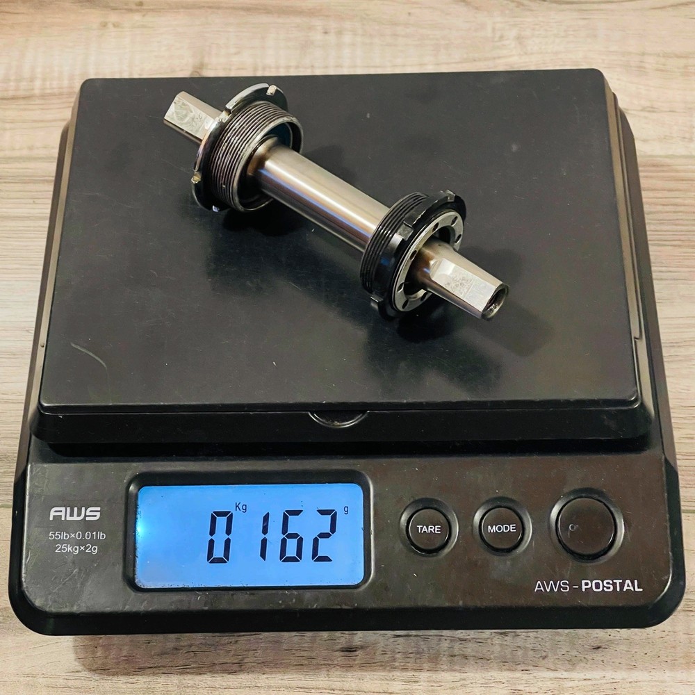 Vintage Titanium Square Taper MTB Bottom Bracket 128mm MTB Single Speed