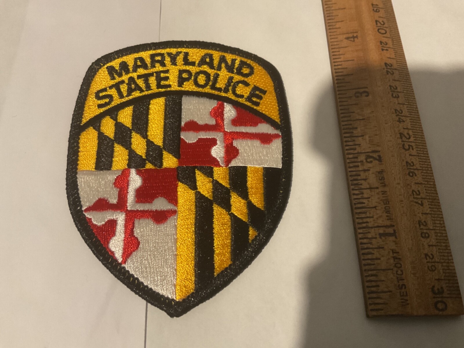 Maryland State Police collectable Patch Full Size and New